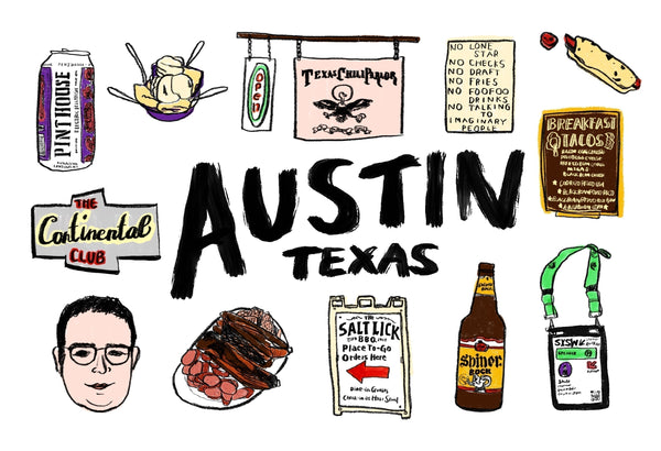 蓮沼執太 旅とお酒にまつわる話 (ハル、テキサス Keep Austin Weird)