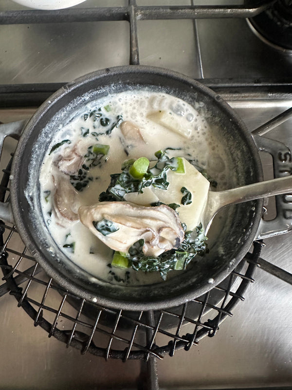 第二回　牡蠣と里芋のミルク煮